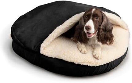 Snoozer Luxury Microsuede Cozy Cave Pet Bed,