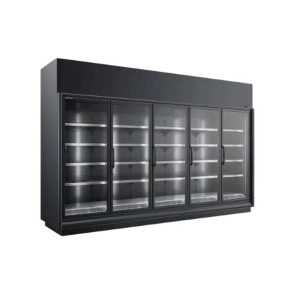 Master-Bilt BEL-5-30CP 158.31” Section Glass Door Merchandiser Freezer