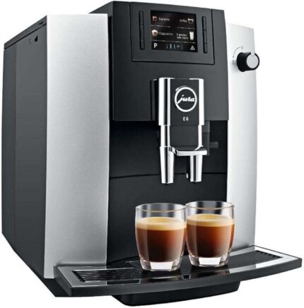 Jura E6 Automatic Coffee Center,1892.71 liters, Platinum