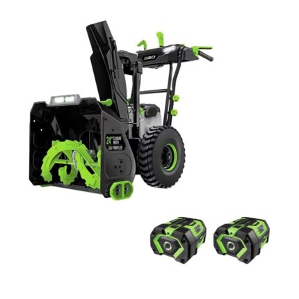 EGO Power+ SNT2405 24 in. Two stage 56 V Battery Snow Blower Kit (Battery & Charger) W TWO 7.5 AH BATTERIES
