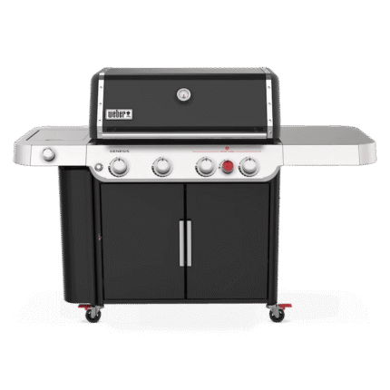 Nexgrill 4-Burner Propane GAS Grill in Black with Side Burner and Stainless Steel Main Lid